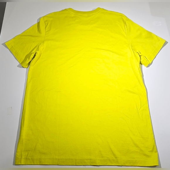 NikeLab Nike Essentials Electrolime Yellow Black Crew T-Shirt 823669-358 Men L - Picture 5 of 6